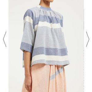Apiece Apart Linen striped top
